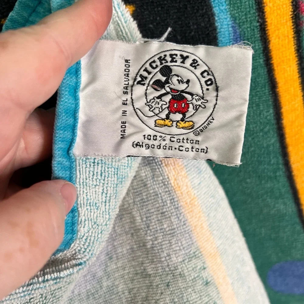 Vintage Disney Mickey Mouse Towel